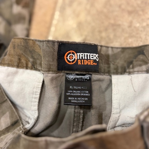 Outfitters Ridge Mens Realtree Hardwoods Camo Cargo Pants XL 40-42 Cotton - Picture 2 of 10